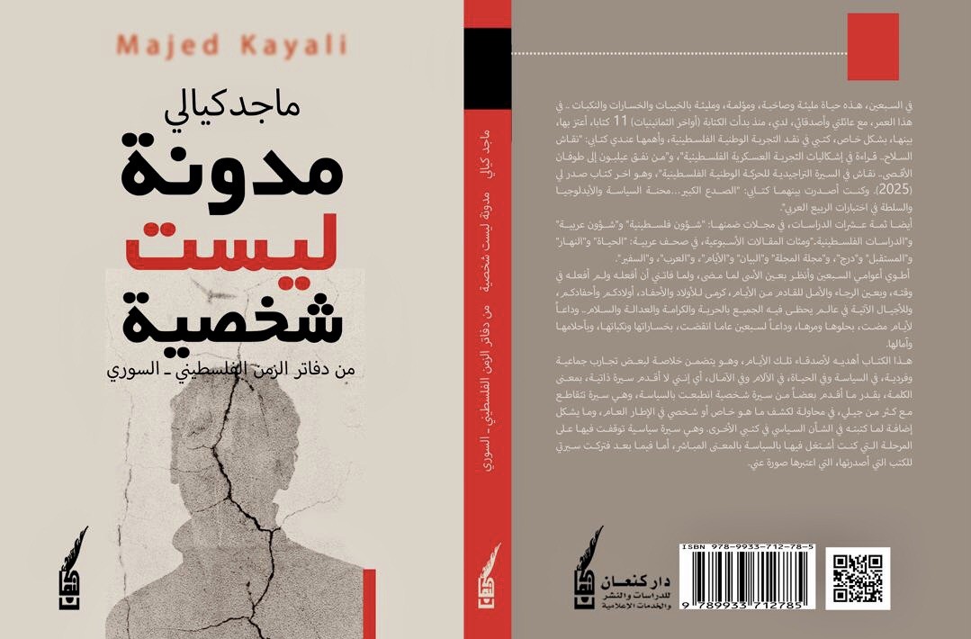 ماجد كيالي… مدونة غير شخصية من دفاتر الزمن الفلسطيني – السوري